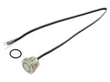 Comutator anti-vandalism SPST-NO cu iluminare LED albă, IP65
