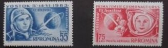 1963 - Cosmonautica, Vostok 5 si 6, serie neuzata foto
