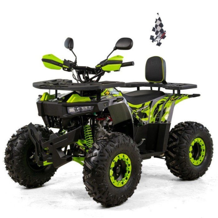 ATV XTR Pro Storm, roti 8 inch, 125cc, 1+1 viteze, culoare negru/lime Cod Produs: MX_NEW XTR-017/8PRO1-17
