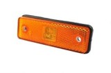 Lampa gabarit Universal, 12V si 24V, 98x31x18mm, rosu, cu LED, omologare ECE, Stanga , Dreapta, 99LO244E , rectangular
