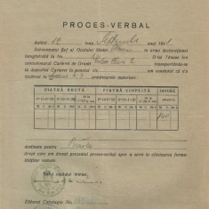 România, Ocolul Minier Brăila, Proces-verbal 2 de încărcare pe ceam, 1941