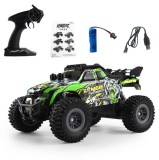 Masina cu telecomanda Buggy off-road cu lumini LED, incarcare USB, acumulator inclus 3.7V, 21x15x6 cm