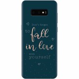 Husa silicon personalizata pentru Samsung Galaxy S10 Lite, Fall In Love