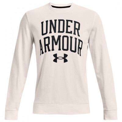 Hanorace Under Armour Rival Terry Crew 1361561-112 alb foto