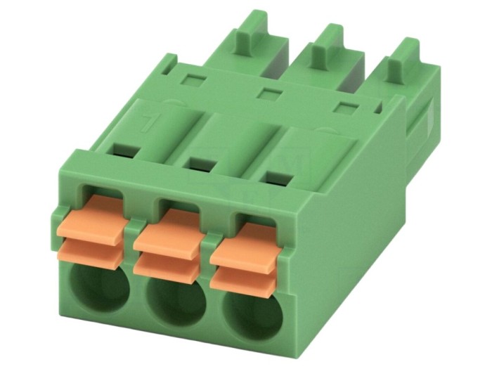 Conector regletă deconectabilă 3 pini, 3,81mm