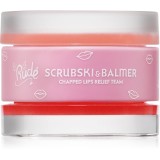 Rude Cosmetics Scrubski &amp; Balmer balsam și exfoliant pentru buze culoare Grapefruit 7.5 g