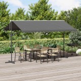 vidaXL Marchiză liberă Gri 4 &times; 3 m Poliester 42033632