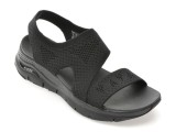 Cumpara ieftin Sandale SKECHERS negre, ARCH FIT, din material textil