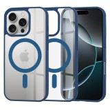 Husa pentru iphone 16 pro, atasare magnetica, magsafe, blue