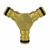 Boni-Shop&reg; Conector Furtun Y Alama, 3 Cai, Cuplaj Rapid pentru Furtunuri Gradina, Irigatii. Durabil, Rezistent la Coroziune