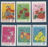 Gabon 1971 Wright, Flowers by plane, MNH S.373, Nestampilat