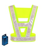 Vestă reflectorizantă pentru bicicleta / trotineta electrică, verde, mărime universală | Motorevolution