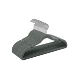 Cumpara ieftin Set umerase de catifea Songmics Gri 43x22x0.6 cm