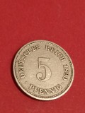 5 pfennig 1890 A, stare aUNC [poze]. Discount conform descriere [10 - 20 %. Vezi descrierea.]., Europa