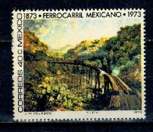 Mexic 1973 - Calea ferata Veracruz-Mexico City, tren, neuzat foto