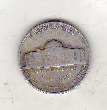 bnk mnd SUA 5 centi 1941 foto