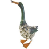 Decoratiune gradina, MagicHome, rata salbatica, metalica, 35x16.5x47 cm, Magic Home