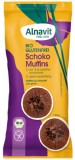 Briose cu Ciocolata Alnavit Bio, Fara Gluten, 140g (2 buc) - Desert Vegan Fara Lactoza