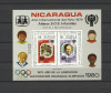 NICARAGUA 1980 JOCURILE OLIMPICE MOSCOVA ANUL INTERNATIONAL AL COPILULUI, Nestampilat