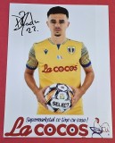 Foto fotbal cu semnatura originala jucatorul Denis RADU nr. 22 - FC PETROLUL PLOIESTI (sezonul 2024-2025)