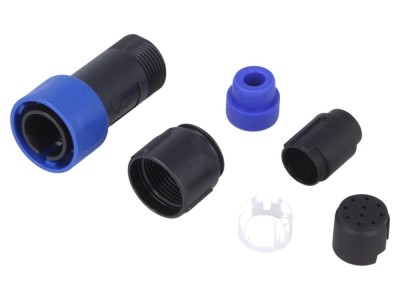 Conector circular tată 10 pini IP68 foto