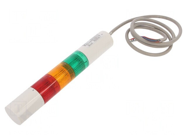 Coloană de semnalizare LED roşu/ambră/verde