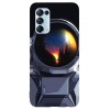Husa compatibila cu Oppo Find X2 model Love Outer Space, Silicon, TPU, Viceversa, Transparent, Carcasa