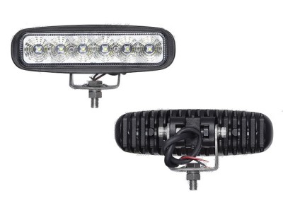 Lampa marsarier si lampa lucru ovala 9-32V cu 6 leduri, 1440 lm, cu suport foto