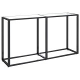 Cumpara ieftin Masa consola, transparent, 140x35x75,5 cm, sticla securizata