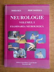 NEUROLOGIE - SANDA NICA VOL.I - EXAMINAREA NEUROLOGICA foto