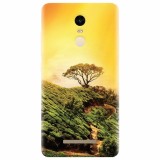 Husa silicon pentru Xiaomi Remdi Note 3, Hill Top Tree Golden Light