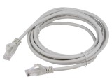 Cabluri patch U/UTP 6 litat Cu PVC gri 3m 26AWG GEMBIRD