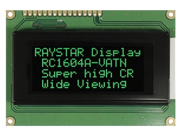 Afișaj LCD alfanumeric 16x4 87x60x13,6mm LED