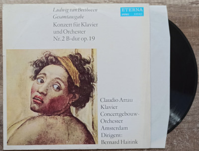 Beethoven, konzert fur klavier und orchester nr. 2 B-dur op.19// disc vinil foto