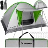 Cort de camping 4 persoane Trizand Montana, impermeabil 5000 mm