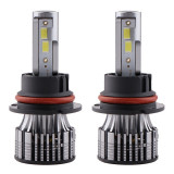 Cumpara ieftin Set 2 LED-Uri Auto Techstar&reg; V8, 9004, 120W, 12-24V, 15000 Lumeni, 6000K, Unghi Fascicul 360&deg;, CSP 3570, Canbus, Radiator Aluminiu, Racire Cooling Tec