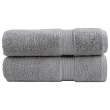 vidaXL Prosoape de m&acirc;ini premium SOLUND 2 buc gri 50x100cm 600gsm