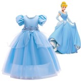 Rochita printesa Cenusareasa, stil Disney, calitate premium, 3-8 ani