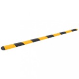 VidaXL Prag limitator viteză galben și negru, 517x32,5x4 cm, cauciuc