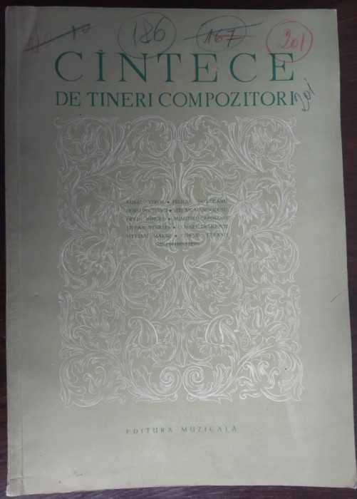 CANTECE DE TINERI COMPOZITORI (1957) [Aurel Stroe/Myriam Marbe/Cornel Taranu/Felicia Donceanu/Doru Popovici/Dumitru Capoianu/Cornel Trailescu+]