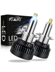 Set 2 leduri H7 Canbus 360 grade pentru far auto, 80W/set, 8000 Lm/set, Alb, 12V