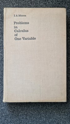 PROBLEMS IN CALCULUS OF ONE VARIABLE - Maron foto