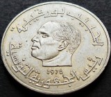 Cumpara ieftin Moneda exotica 1/2 DINAR FAO - TUNISIA, anul 1976 *cod 2207, Africa