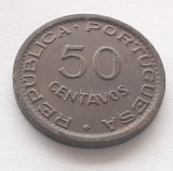 236. Moneda Guineea Portugheza 50 centavos 1952