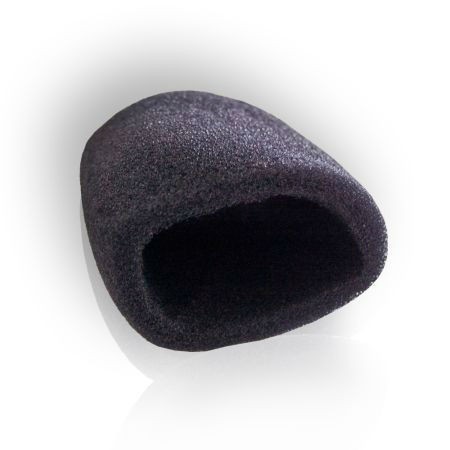 Burete microfon mare negru