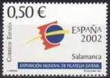 C1330 - Spania 2002 - Expo.fil.Salamanca. neuzat,perfecta stare, Nestampilat