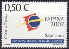 C1330 - Spania 2002 - Expo.fil.Salamanca. neuzat,perfecta stare foto