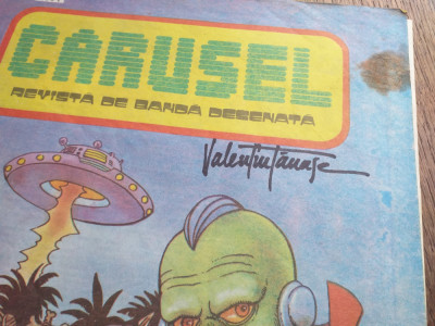 CARUSEL, REVISTA DE BANDA DESENATA , 1991-APRILIE/ SEMNATA DE VALENTIN TANASE foto