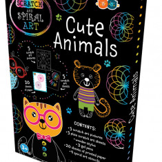 Set Creatie Scratch & Spiral - Animale Dragute