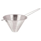 Strecuratoare Metalica Adanca Pufo, &Oslash;18x14cm, Maner Ergonomic, Inox, Uz Casnic, Profesionala
